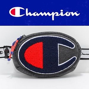 Champion Logo Fanny Pack Waist Bag Grey